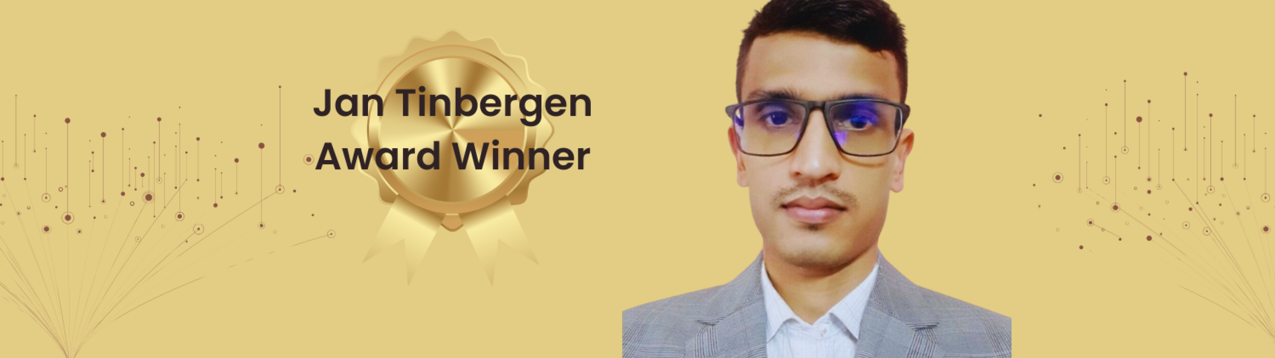 Tarikul Islam - winner Jan Tinbergen Award