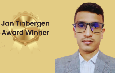 Tarikul Islam - winner Jan Tinbergen Award