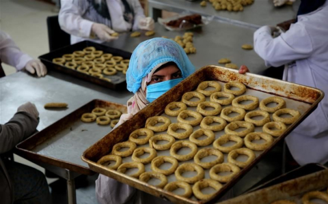 Women baking